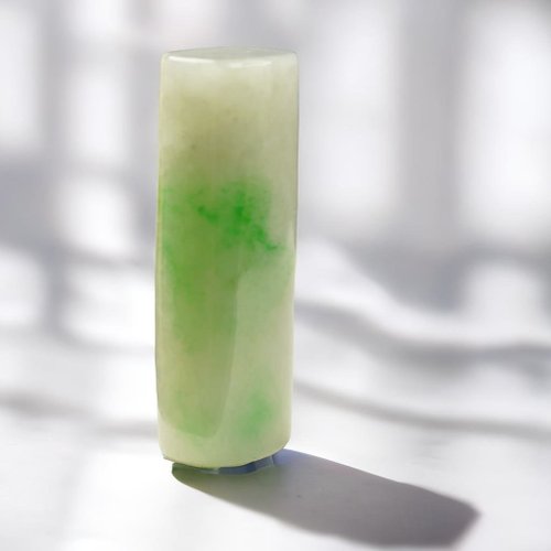 瓔珞翡翠 飄陽綠翡翠印章 | 天然緬甸玉翡翠A貨 | 送禮