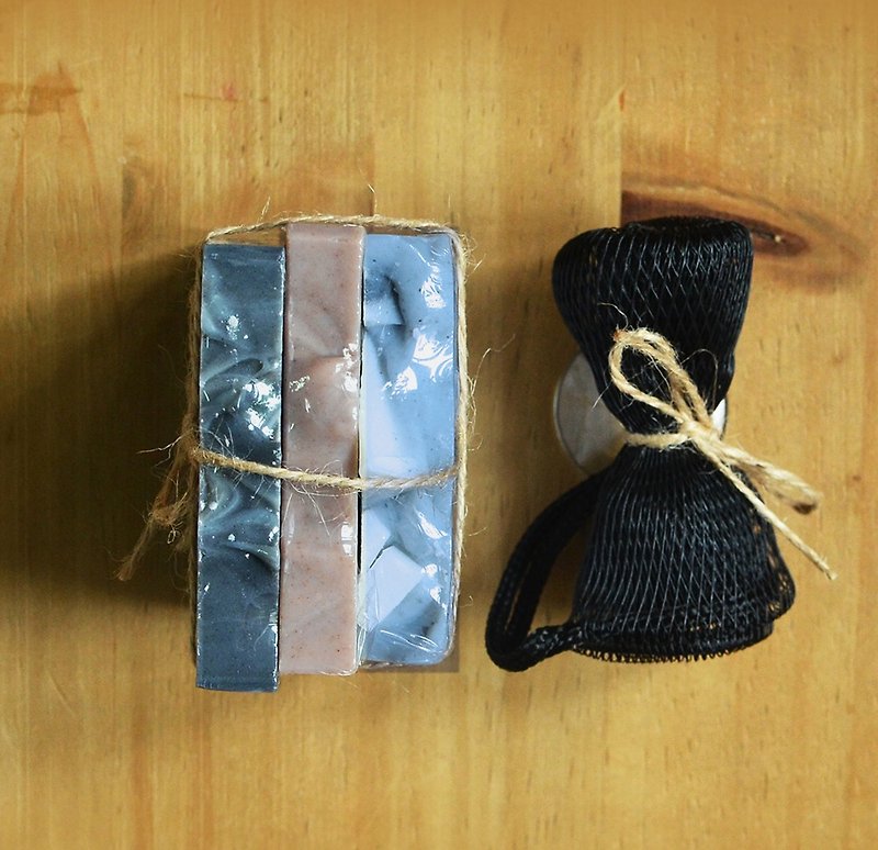 Goody Bag 福袋-島嶼漂流+艾蜜粒 6塊冷製皂禮盒- 療浴風景 - 沐浴露/番梘 - 植物．花 多色
