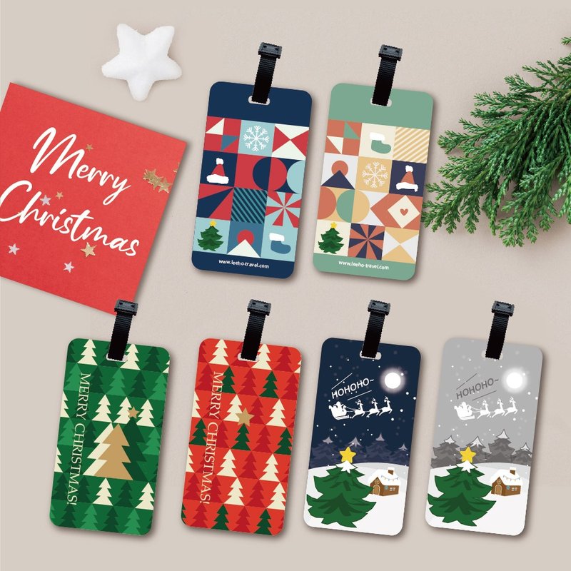 [Festive Series] Christmas Carnival Luggage Tag/Exchange Gift/Customized Gift/Christmas - ป้ายสัมภาระ - พลาสติก 