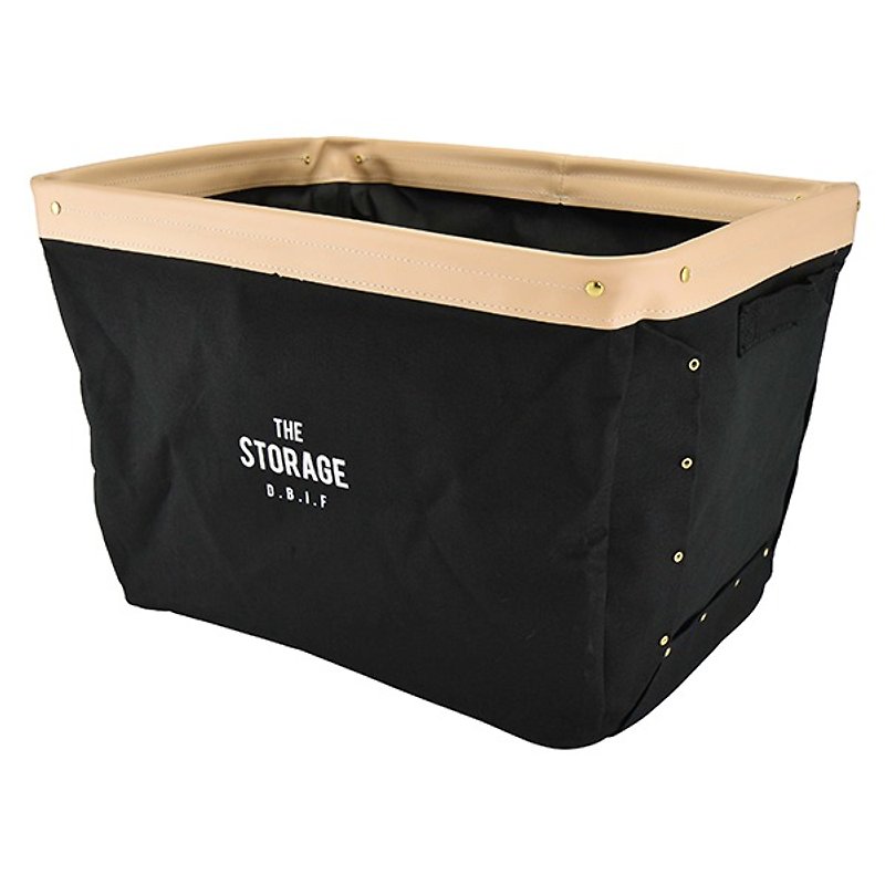 The Storage- Storage Basket (Black) - Storage - Cotton & Hemp Black