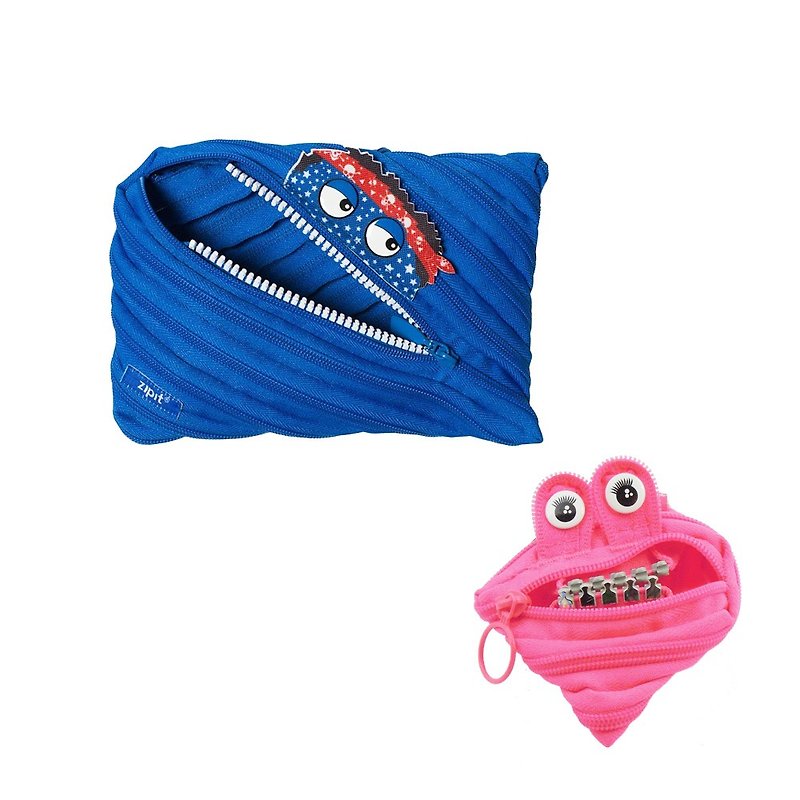 Goody bag-Zipit talks about big monsters with small monsters group - Toiletry Bags & Pouches - Polyester Multicolor