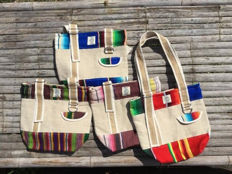 Original Eco-Brand : EARTH.er :: Mexican Tote Bag (Small) - Messenger Bags & Sling Bags - Cotton & Hemp Khaki