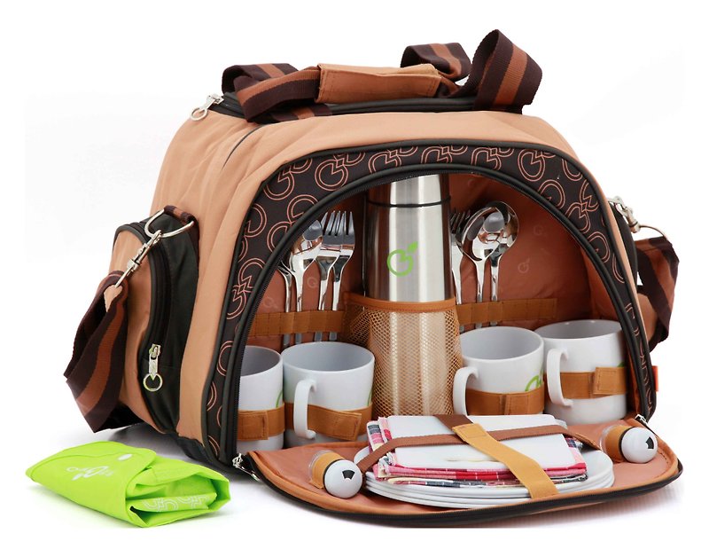 House odd duo of limited edition premium picnic backpack (four parts) - เครื่องครัว - วัสดุอื่นๆ 