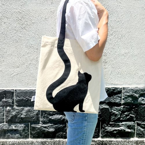 密密製作 【貓貓不是印刷】貓貓坐定定, 在帆布袋上