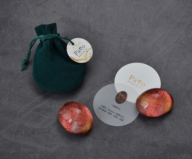 アート宝石ソープ1月誕生石ミニコレクション-石ガーネット - ショップ