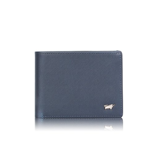 BRAUN BUFFEL 德國小金牛 【免費升級送禮包裝】HOMME-M 6卡男夾-深藍色/BF306-312-MAR