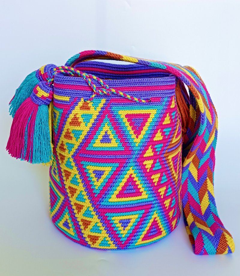 กระเป๋าวายู 5สี SizeM - กระเป๋าแมสเซนเจอร์ - ผ้าฝ้าย/ผ้าลินิน 