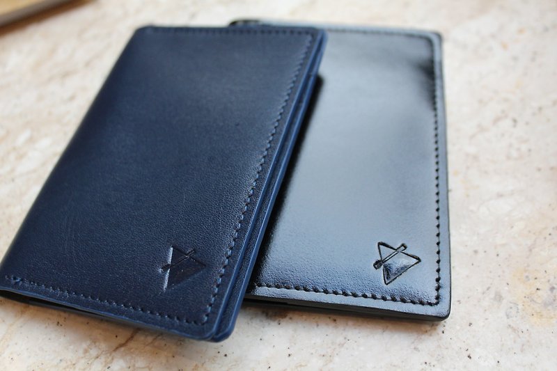 Card wallet bag - 銀包 - 真皮 黑色
