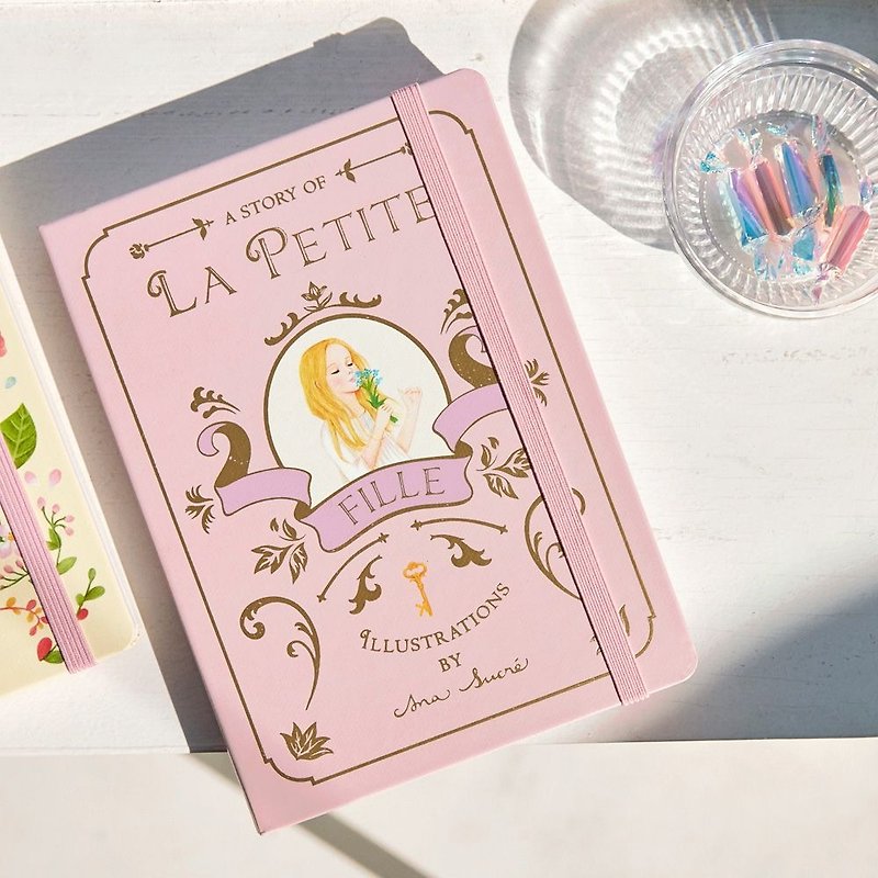 7321 Design Little Girl Perpetual V3 (Ageless Chronicles) - Pastel Powder, 73D70722 - Notebooks & Journals - Paper Pink