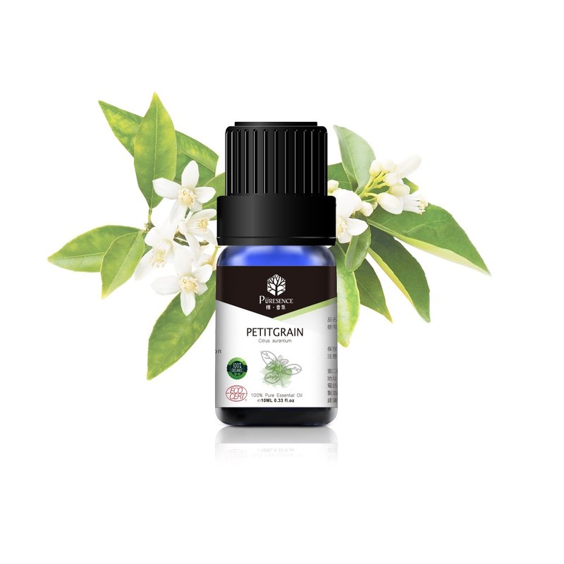 PÜRESENCE organic petitgrain essential oil (Petitgrain) 10ml - น้ำหอม - น้ำมันหอม สีเขียว