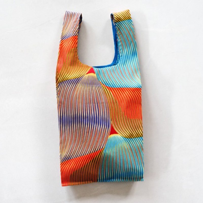 African Wax Print Shopping Bag Color Brush Stroke - Handbags & Totes - Other Materials 