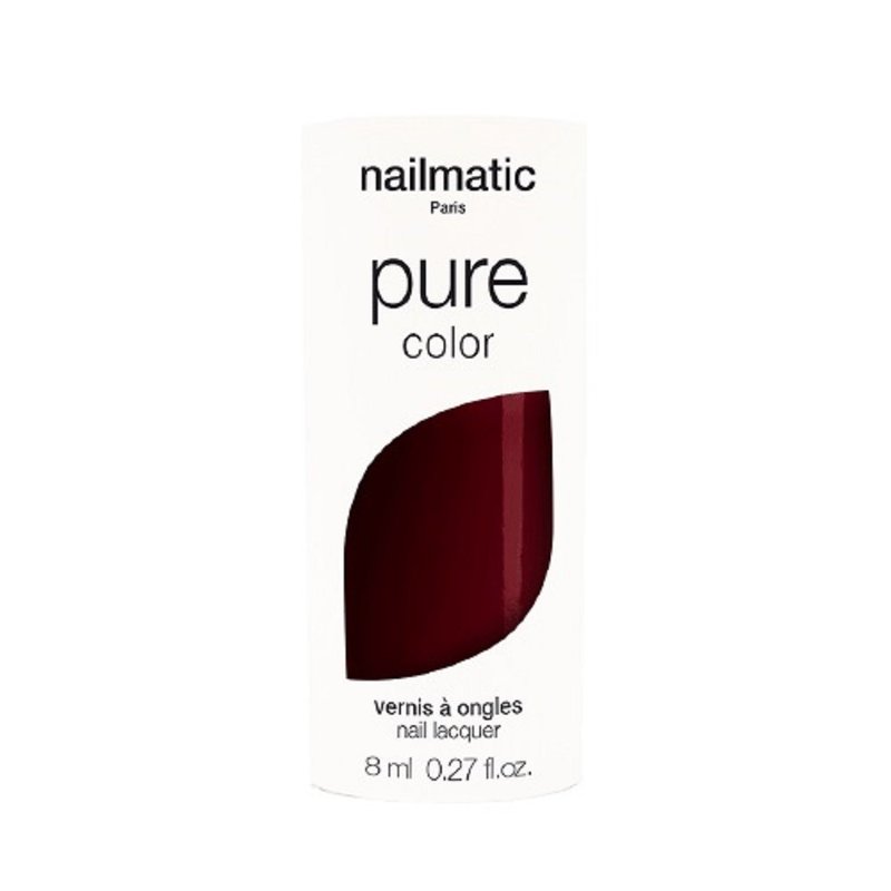 nailmatic Solid Bio-Based Classic Nail Polish-YALE-Pearl Chocolate - ยาทาเล็บ - เรซิน สีม่วง