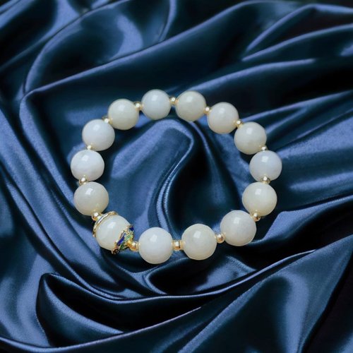 瓔珞珠寶盒 E.L.Jewelry Box 冰糯種飄花翡翠手珠 | 天然緬甸玉翡翠A貨 | 送禮