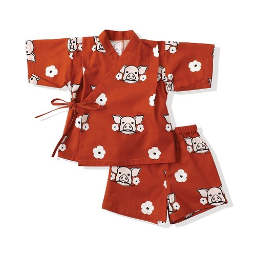 GOC studio GOC 全棉 嬰兒服 童裝 嬰兒和服 日本 kimono - 櫻桃小豬