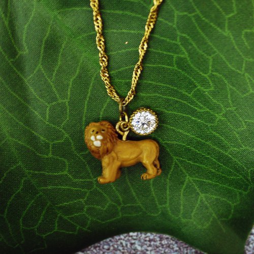 PHOEBE JEWELRY 歡樂叢林動物派對 項鍊(獅子)