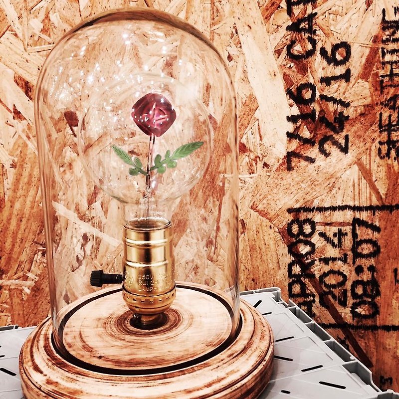 Good Form‧ good shape │ is the rose of the little prince or the beast of rose rose table lamp - Lighting - Wood Brown