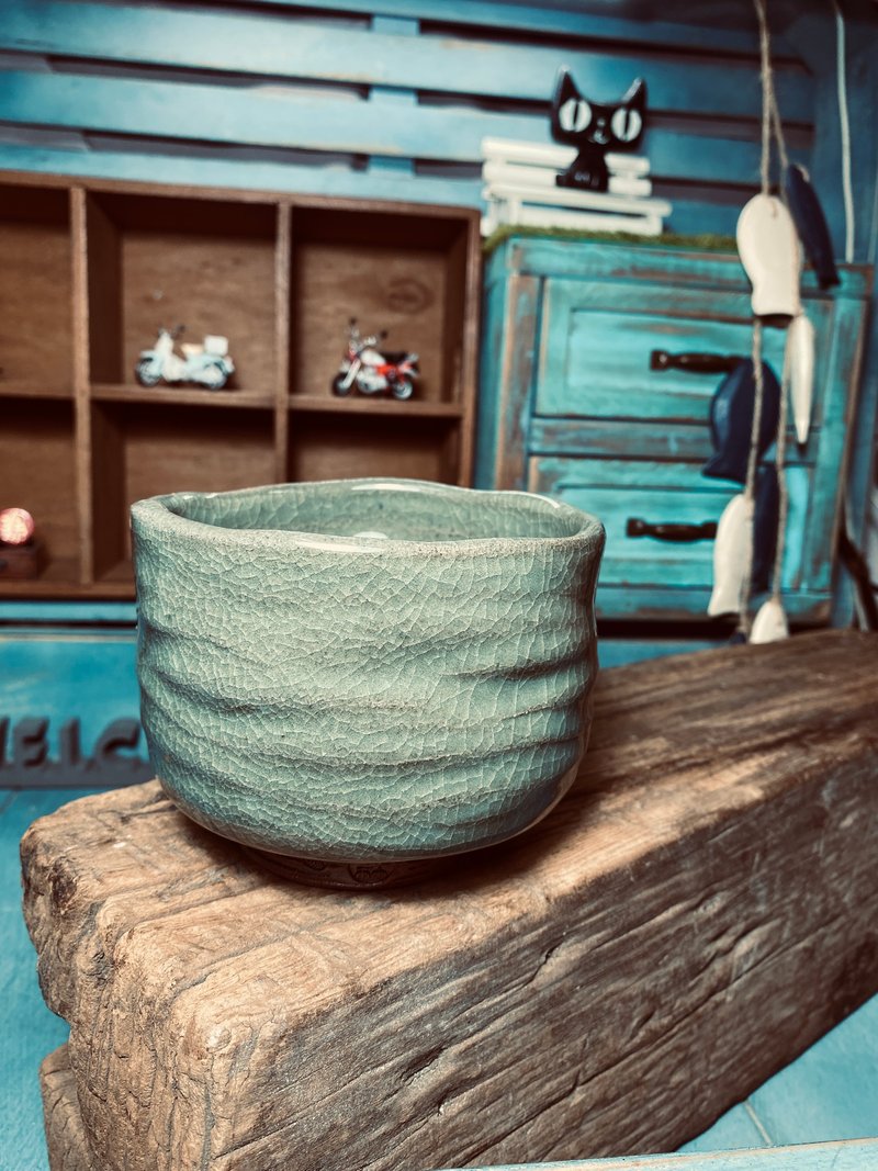 青瓷茶碗 - 茶壺/茶杯/茶具 - 陶 綠色