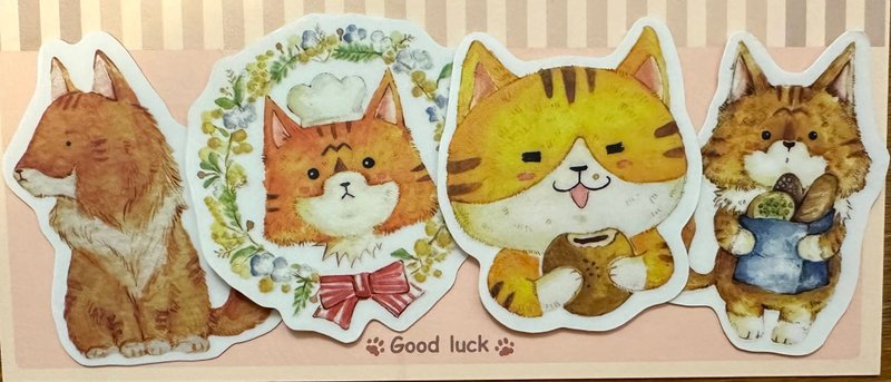 Mr.307 小七先生 _防水ステッカーセット（小） - ステッカー・シール - 紙 