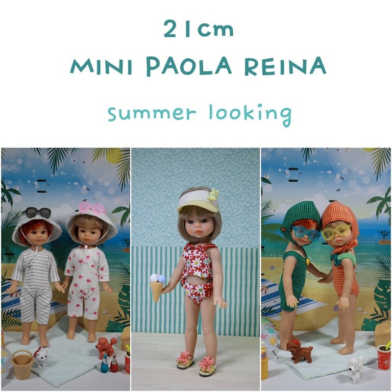 swim suit for mini Paola Reina - 桌遊/牌卡 - 棉．麻 多色