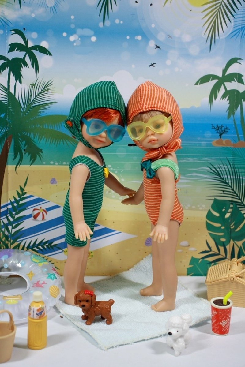 swim suit for mini Paola Reina - 桌遊/牌卡 - 棉．麻 多色