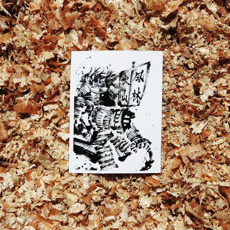 Sticker - Takeda Shingen - White Background - สติกเกอร์ - กระดาษ ขาว