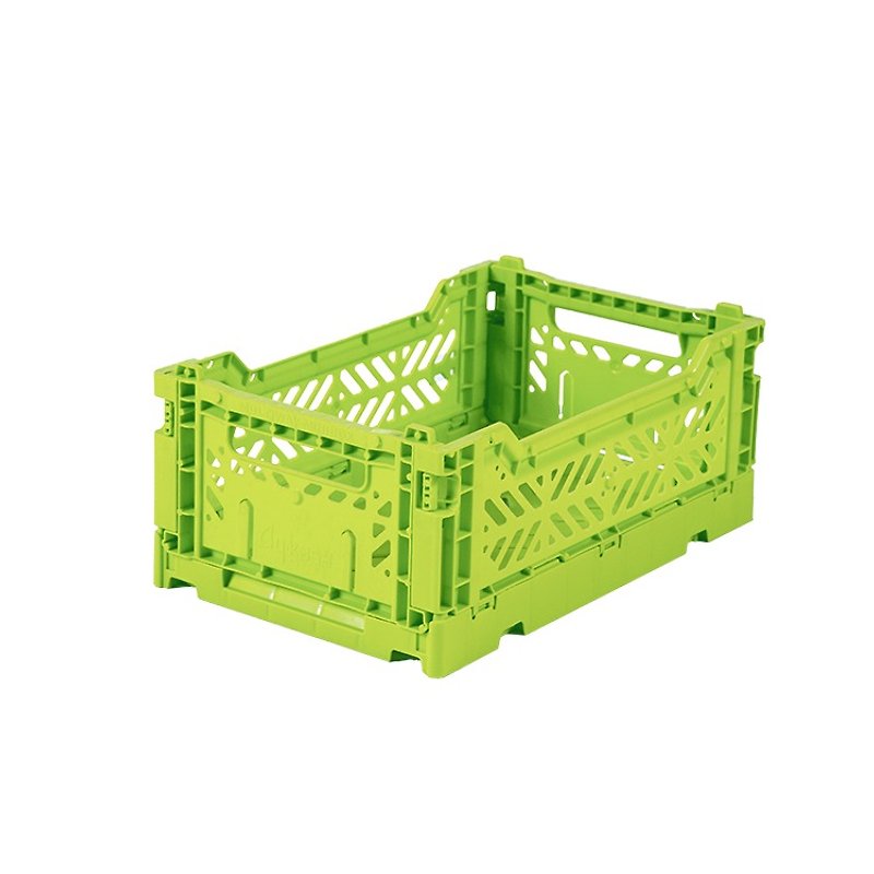 Turkey Aykasa Folding Storage Basket (S)-Green - Storage - Plastic 
