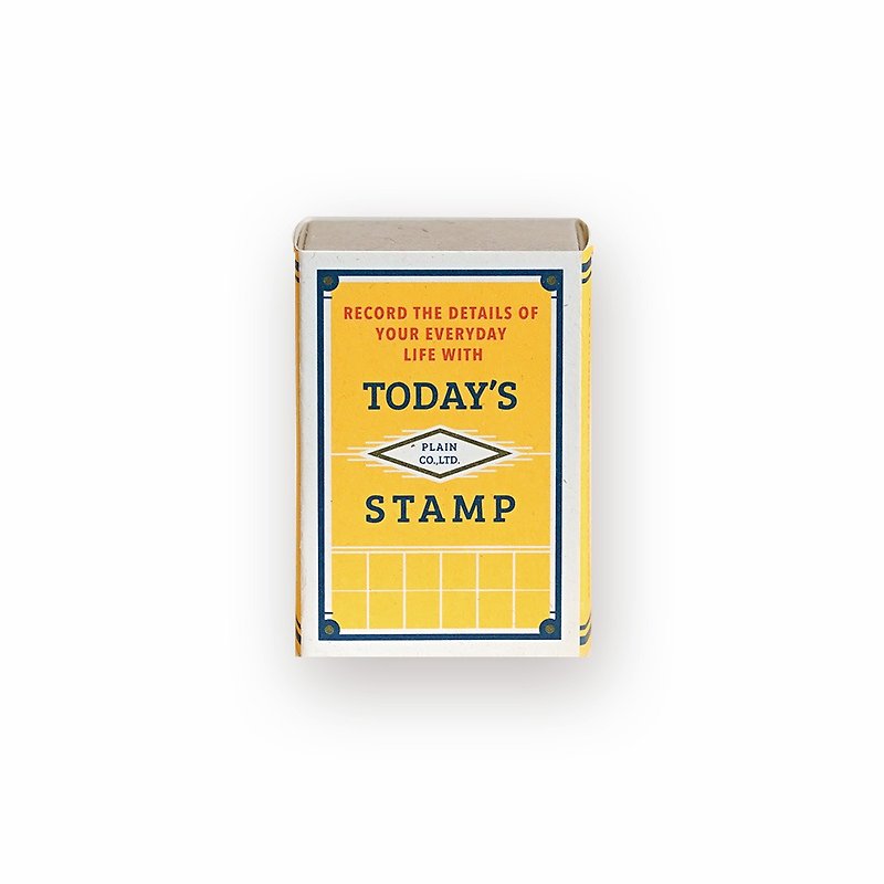 Today's Stamp Box - Yellow - ตราปั๊ม/สแตมป์/หมึก - กระดาษ สีเหลือง