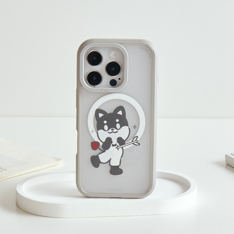 doudle studio豆豆愛之箭極光霧透MagSafe iPhone手機殼 - 手機殼/手機套 - 塑膠 多色