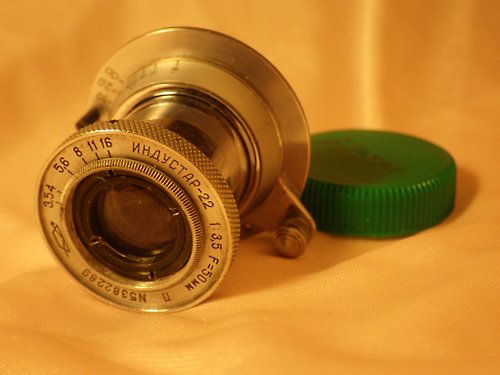 geokubanoid INDUSTAR-22 50mm f3.5 3.5/50mm RED P 鏡頭 M39 LTM Leica Zork