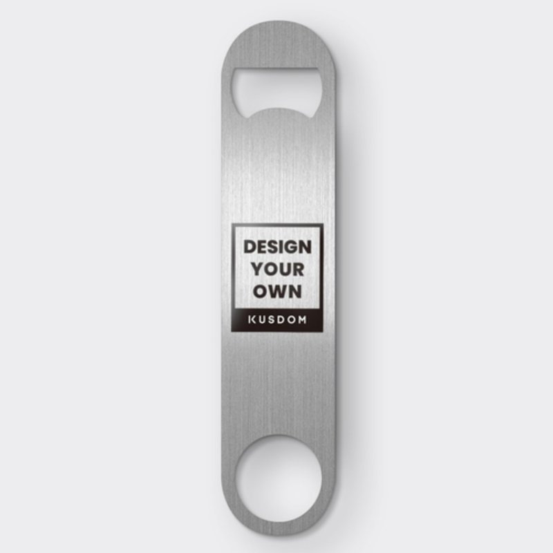 [Customized gift] Bottle opener│Kitchen utensils/can opener/portable/card bottle opener - Bottle & Can Openers - Stainless Steel Silver