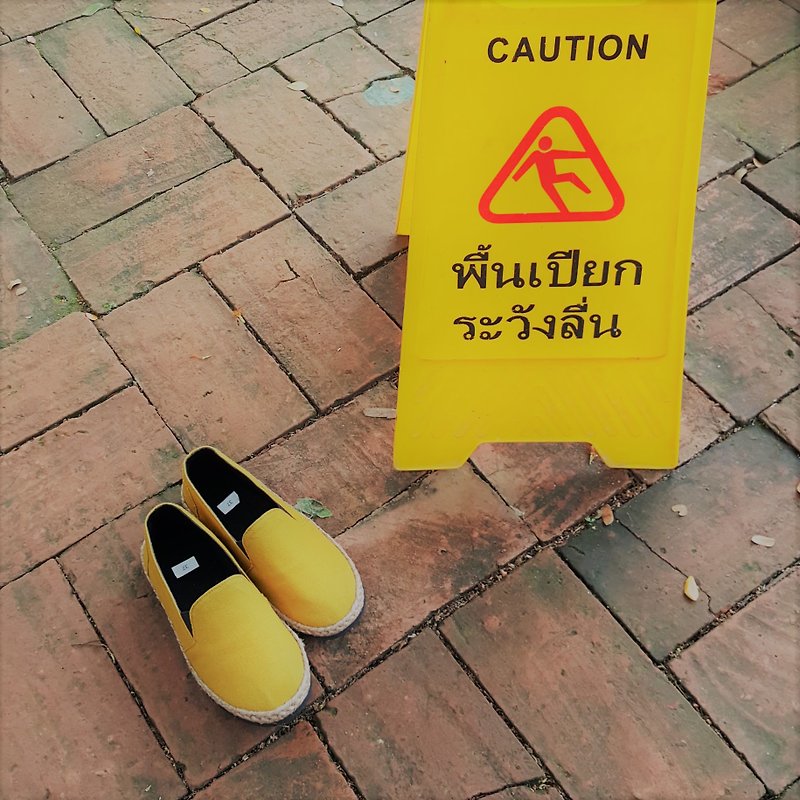 mustard shoes