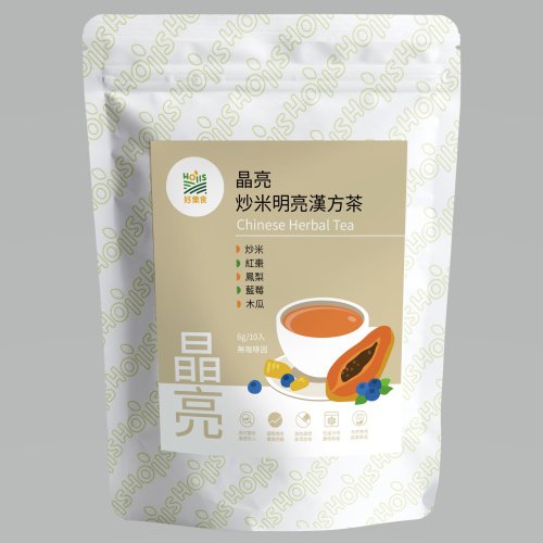 Hoiis好集食 炒米決明子晶亮漢方茶10入/每包(上班族熬夜日常保養,無咖啡因)
