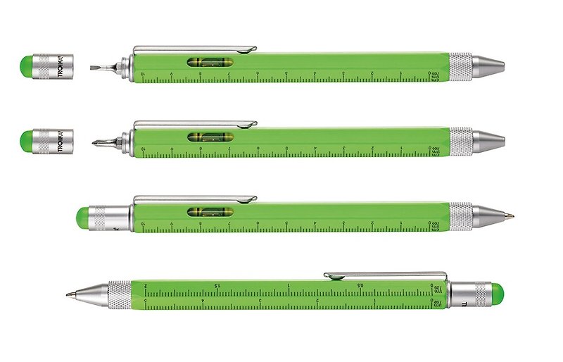 Multi-function tool pen (grass green) (university freshman) - ปากกา - โลหะ สีเขียว