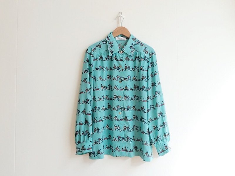 Vintage / 襯衫 / 長袖 no.43 tk - 恤衫 - 聚酯纖維 多色
