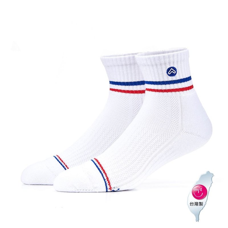 Columbus thickened compression socks are a set of 3 pairs. The left and right foot shapes are designed to fit the toes perfectly. Made in Taiwan. - อุปกรณ์เสริมกีฬา - ผ้าฝ้าย/ผ้าลินิน 