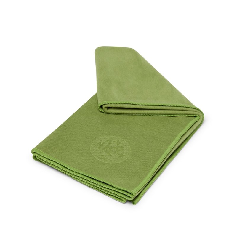 【Manduka】eQua Hand Towel 瑜珈手巾 - Matcha (濕止滑) - 運動配件 - 聚酯纖維 綠色