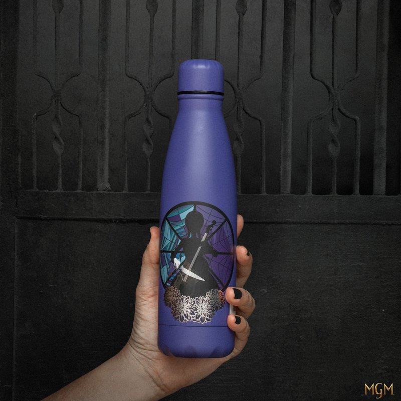 Wednesday - 水瓶 - Wednesday 大提琴款－500ml 保溫雙層 - 水瓶/水壺 - 其他金屬 紫色