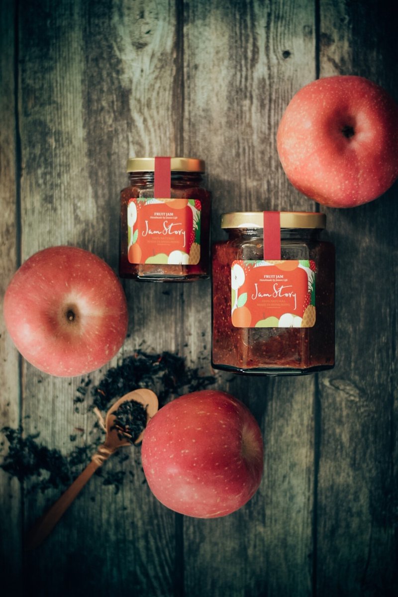 Earl Grey Apple Jam - แยม/ครีมทาขนมปัง - อาหารสด สีแดง