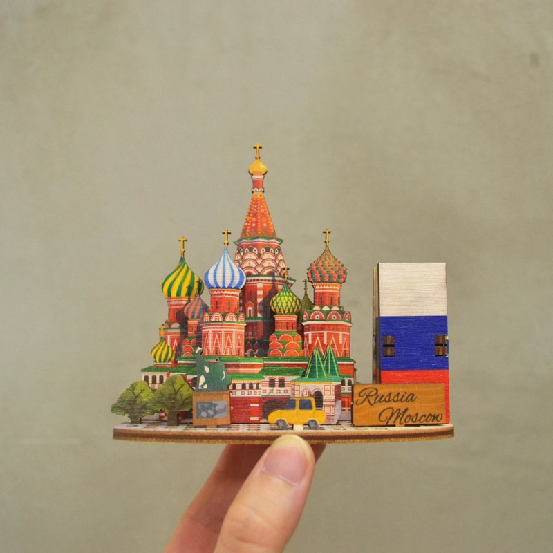 Best gifts for healing / DIY multifunctional desktop decorations-Saint Basil, Moscow, Russia - งานไม้/ไม้ไผ่/ตัดกระดาษ - ไม้ 