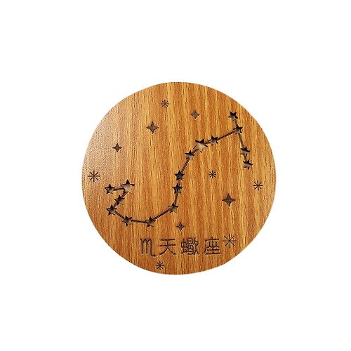 木頭方程式 【教師節禮物】木雕音樂盒-12星座(天蠍)