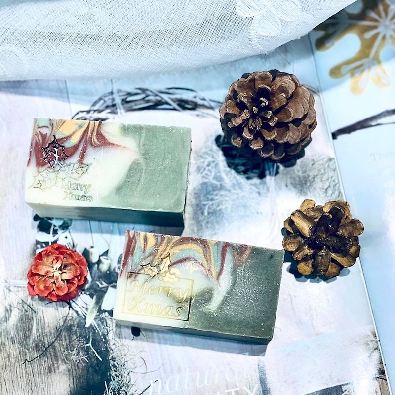 [Handmade DIY] Happy Christmas Herbal Rendering Soap Course - Please send a private message to make an appointment before placing an order - อื่นๆ - วัสดุอื่นๆ 