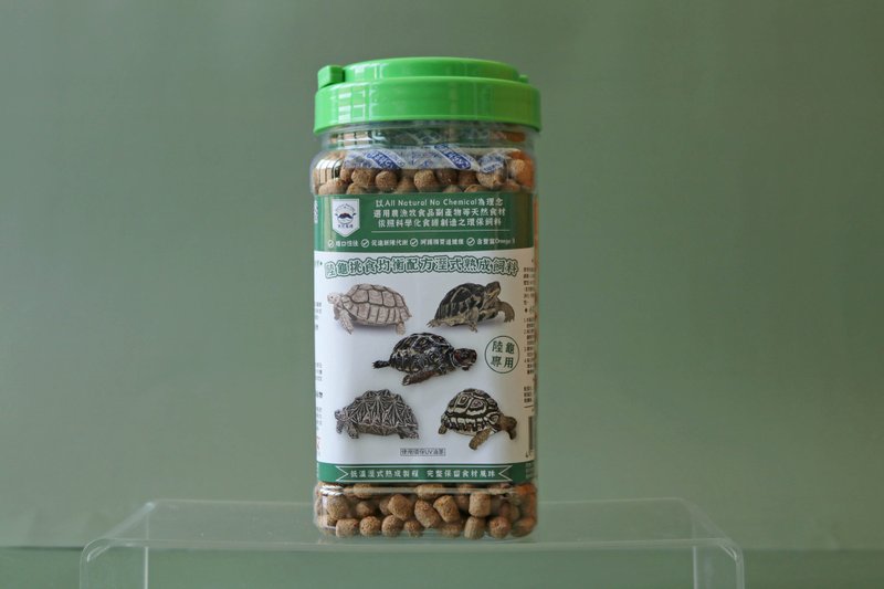 【天然食譜】陸龜挑食均衡配合濕式熟成飼料 350g - 其他 - 其他材質 綠色