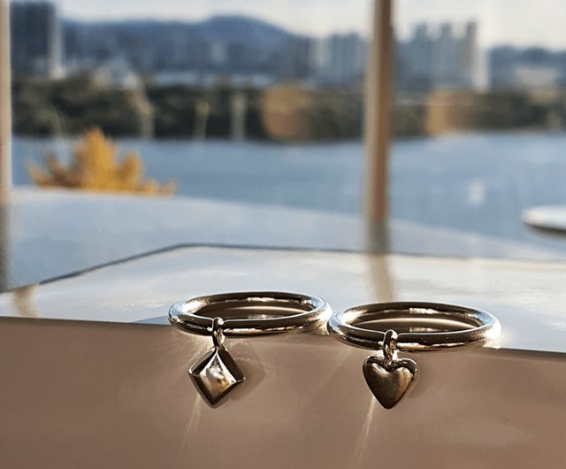   246 ハートチャーム　シルバーリング　925 10号 246 ハートチャーム シルバーリング 925 10号 チャーム(ハート