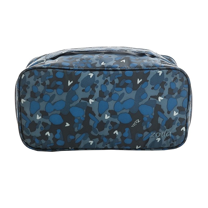 Fabric anti-splashing cloth anti-mildew antibacterial _ multi-function storage bag _ star camouflage - Toiletry Bags & Pouches - Polyester Blue