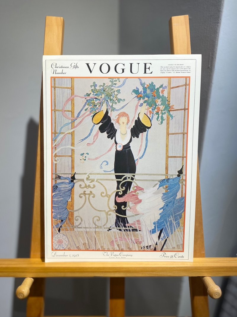 1918年VOGUE時尚雜誌封面-1900-1970復刻海報精選圖集(1978年) - 海報/掛畫/掛布 - 紙 紅色