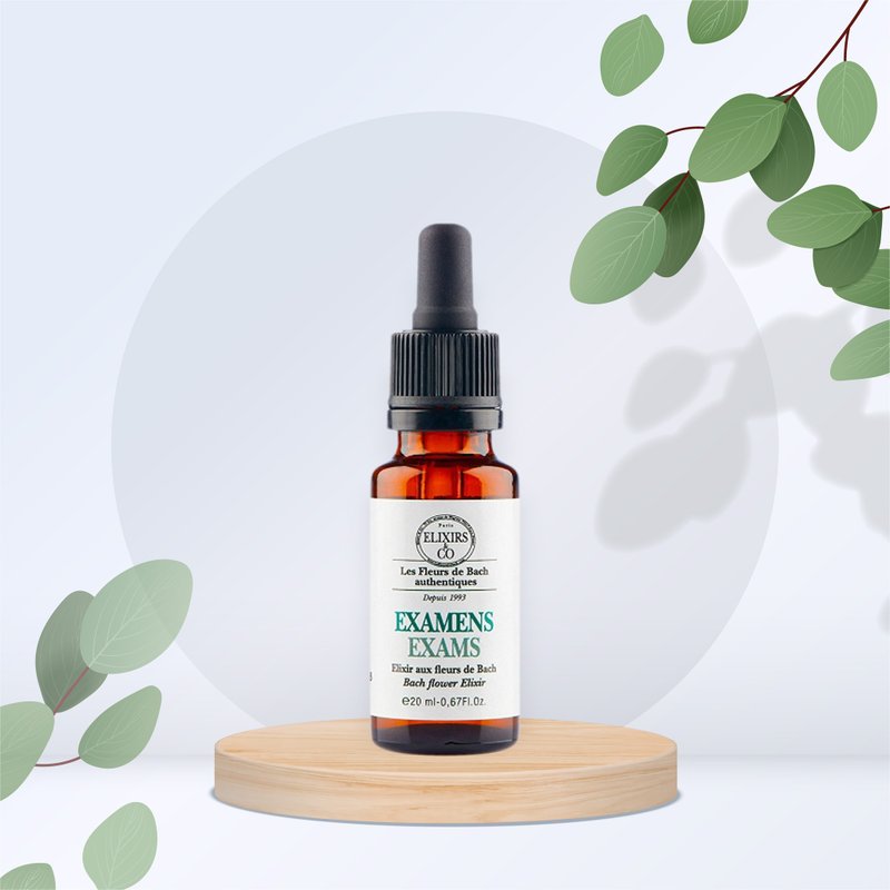 Bach Flower Remedies－EXAMS ( Combination Elixirs ) 20ml - อื่นๆ - น้ำมันหอม ขาว