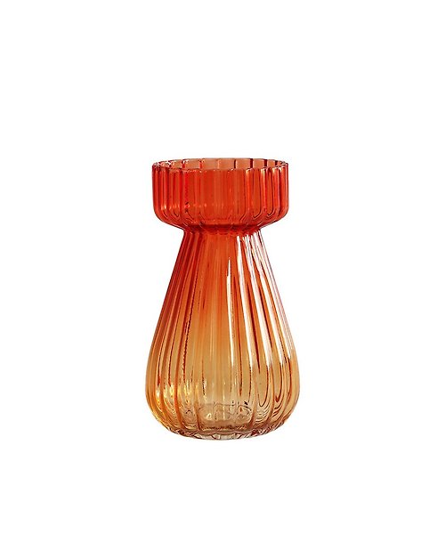 SÜSS Living生活良品 日本Magnets夢幻光影系列玻璃漸層設計花瓶(Marigold金盞花)