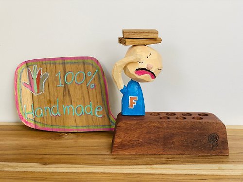ordinarywoodcraft Art Toy, Gift, Handmade Toy, Unique Crafted Character, Art toy shop, Art Deco