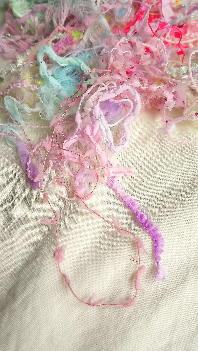 Diary Decoration 5-30 cm (10 g) Mixed Shed wire - Knitting, Embroidery, Felted Wool & Sewing - Cotton & Hemp Pink