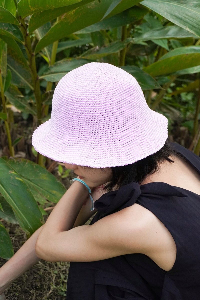 編織漁夫帽 - 帽子 - 其他材質 